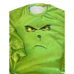 The Grinch Neon Lime Plush Fleece Pullover 3XL 🎄✨